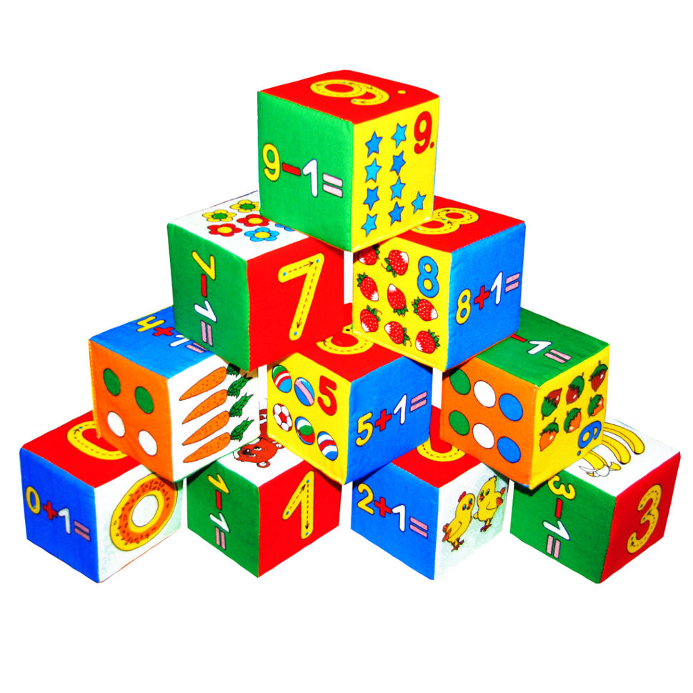 Игрушка кубики "Мякиши" (Умная математика) арт. 177