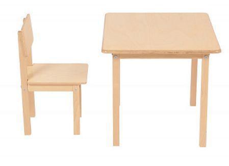 Комплект детской мебели Polini kids Simple 105 S деревянный столик со стульчиком набор стул и стол для малышей