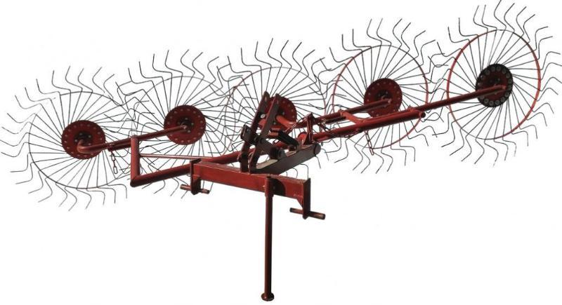 Грабли-ворошилки 5-колесные однокрылые на трактор - фото 1 - id-p193906819