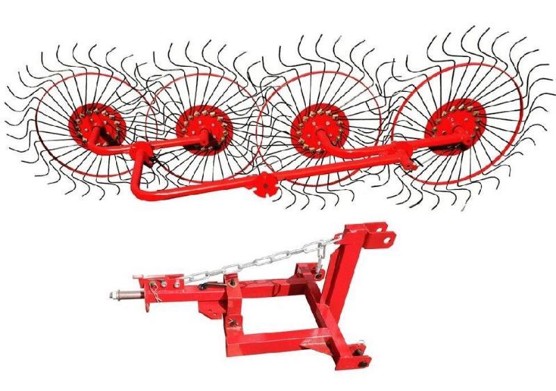 Сеноворошилка 4-колесная на мини-трактор