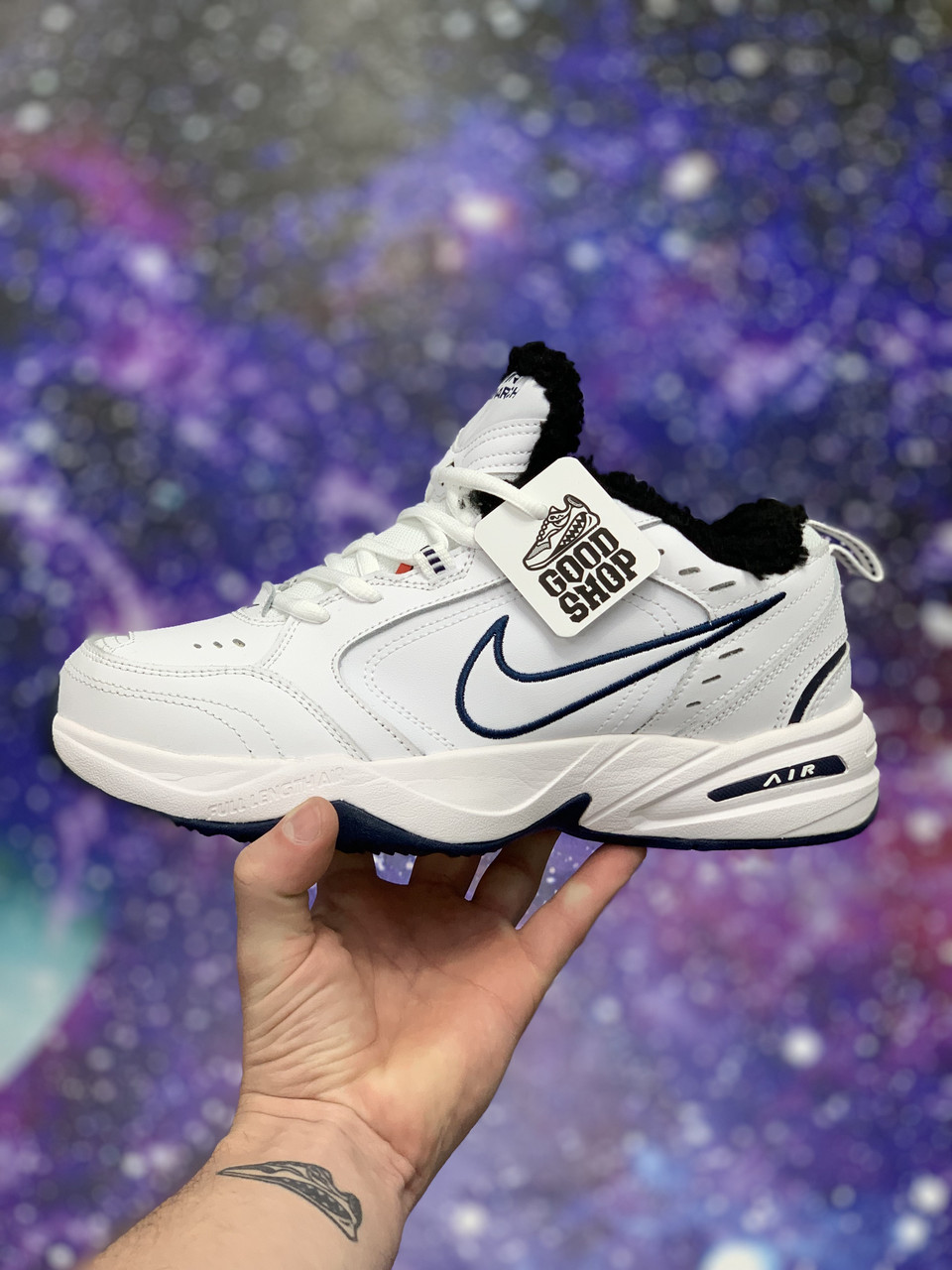 Кроссовки WTR Nike Air Monarch 4 White Blue