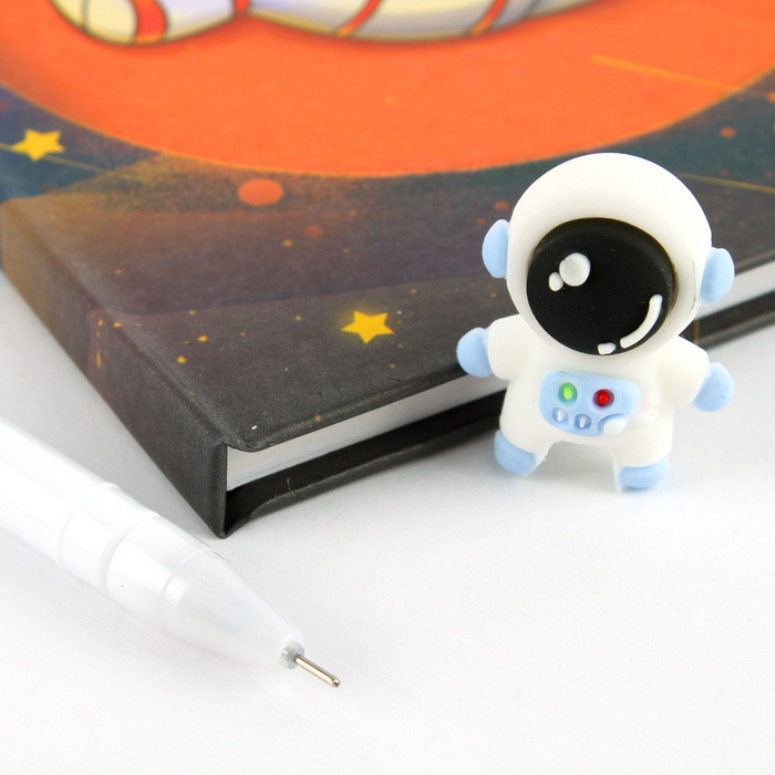 Блокнот "Космос" с ручкой гелевой (20,5 × 21 см) - фото 2 - id-p193918549