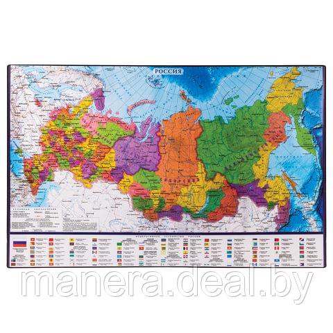 Подложка настольная  «Карта мира»