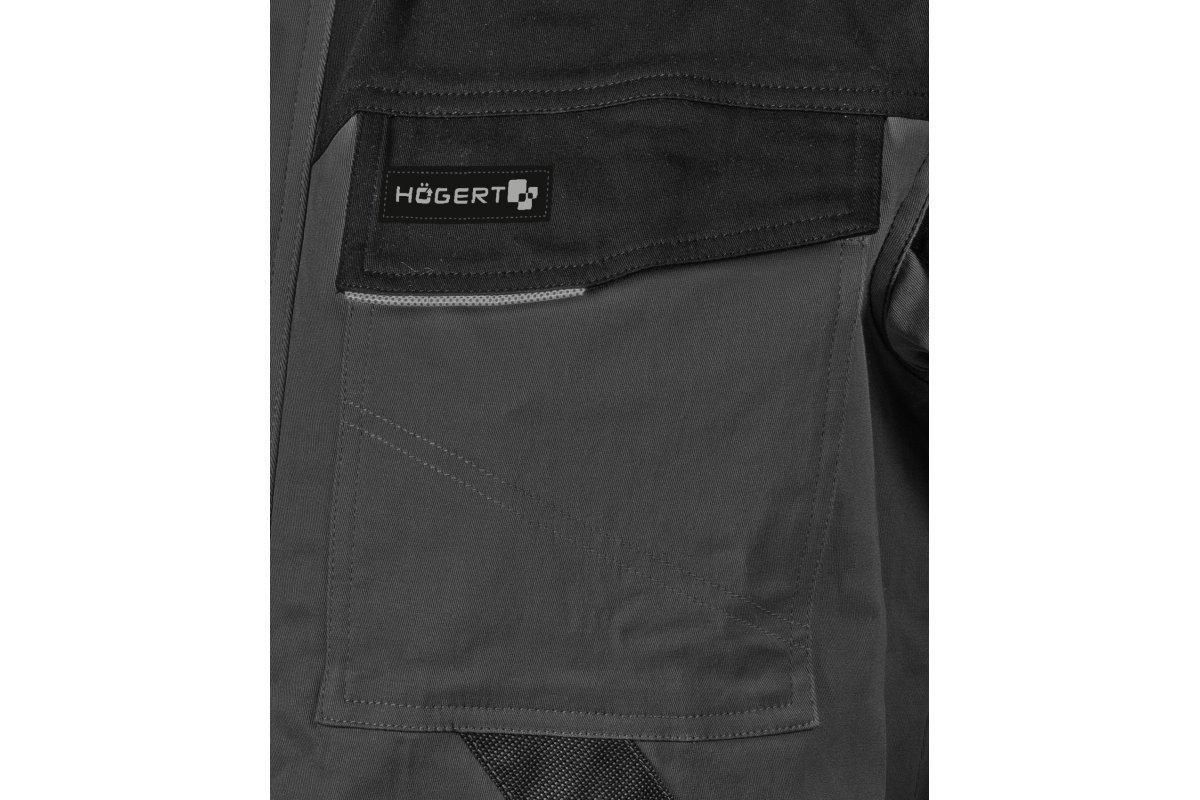 HT5K284-1-3XL Куртка рабочая EDGAR II, графитовая, размер 3XL (58), HOEGERT - фото 4 - id-p163362860