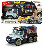 Инкассаторский Грузовик со съемным сейфом 30 см свет звук Dickie Toys 3756005