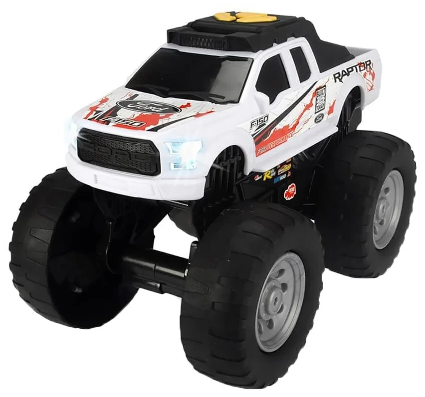 Машинка рейсинговый монстр-трак Ford Raptor моторизированная 25,5 см свет звук Dickie Toys 3764012 - фото 2 - id-p193921247