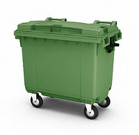 Контейнер для мусора 770 л с крышкой (Зеленый)