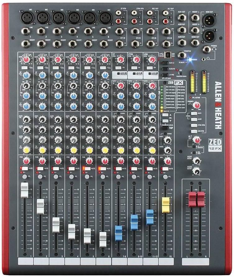 Микшерный пульт Allen & Heath ZED-12FX