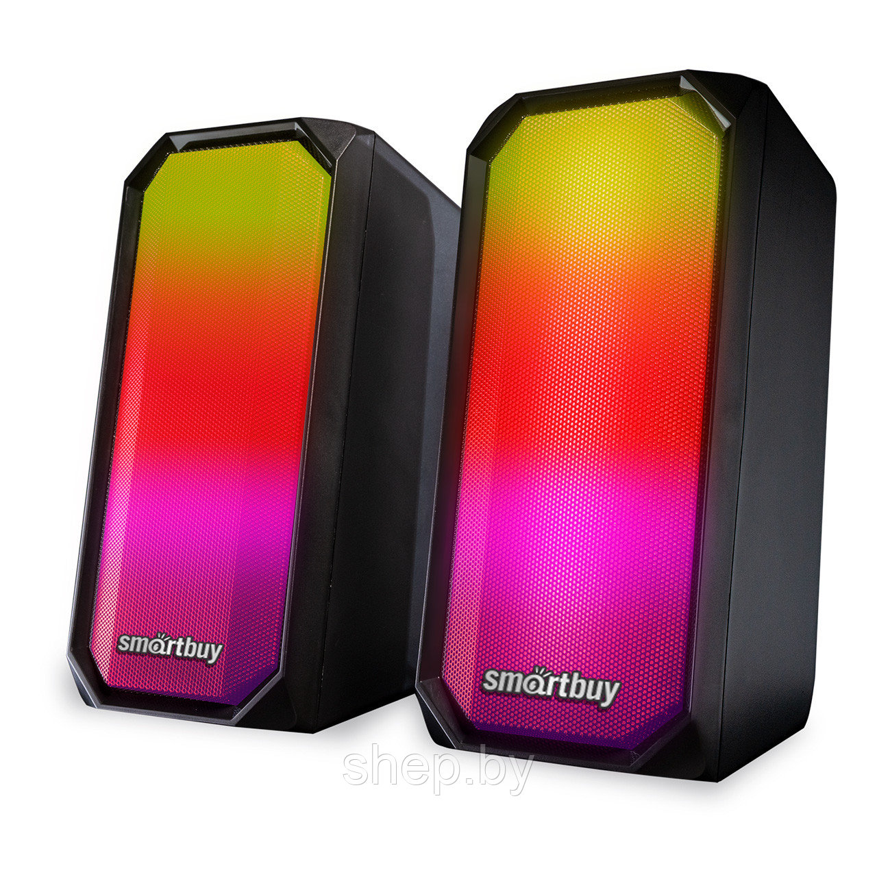 Акустическая система 2.0 SmartBuy RAPTURE, Bluetotoh, 6Вт, RGB-подсветка, USB, SBA-4300 - фото 1 - id-p193922263