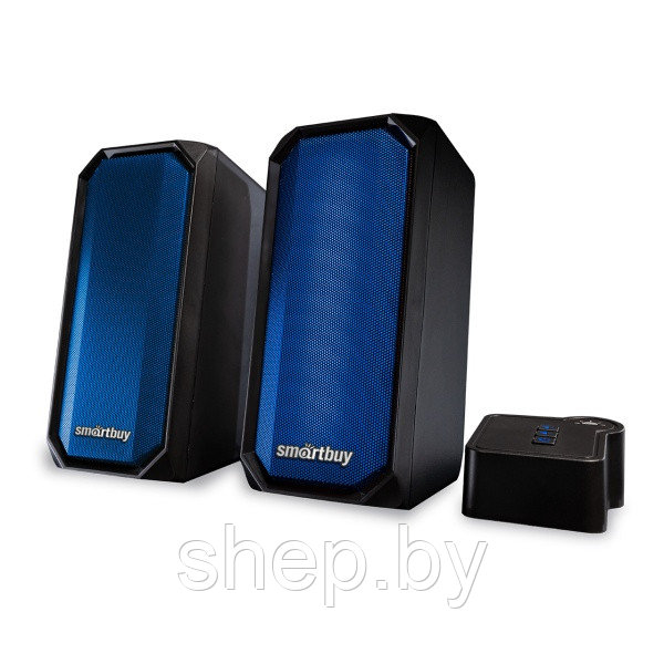 Акустическая система 2.0 SmartBuy RAPTURE, Bluetotoh, 6Вт, RGB-подсветка, USB, SBA-4300 - фото 4 - id-p193922263