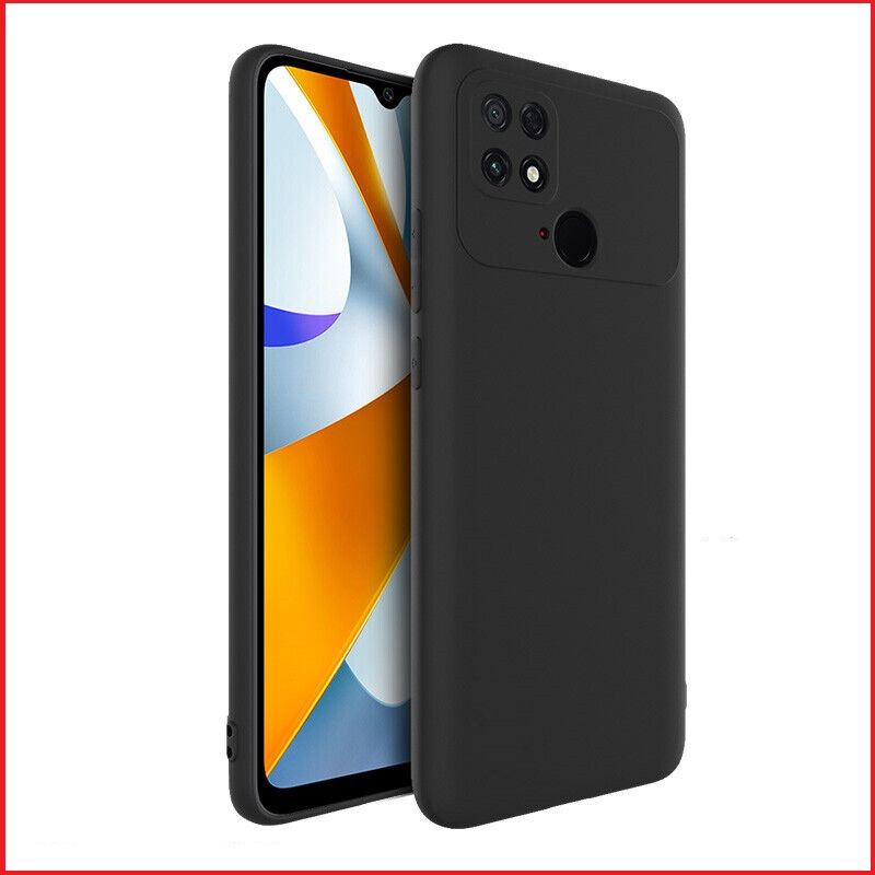 Чехол-накладка для Xiaomi Poco C40 (силикон) черный с защитой камеры - фото 2 - id-p193919162