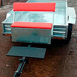 Прицеп ТМ2500 Т (4 колеса 6Lх12, треугольная рама, для трактора, (без сиденья, с возможностью подключения гидр, фото 7