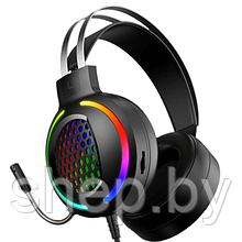 Гарнитура Glint Thunder G12 с микрофоном и светодиодной RGB-подсветкой USB