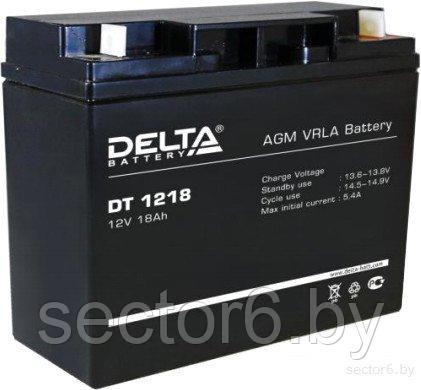 Аккумулятор для ИБП Delta DT 1218 (12В/18 А·ч)