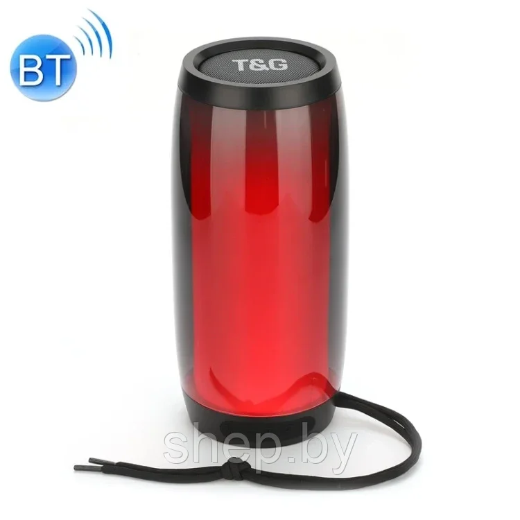 Беспроводная портативная колонка T&G TG335 с Bluetooth и FM-радио Цвет : синий,черный,красный - фото 3 - id-p193925533