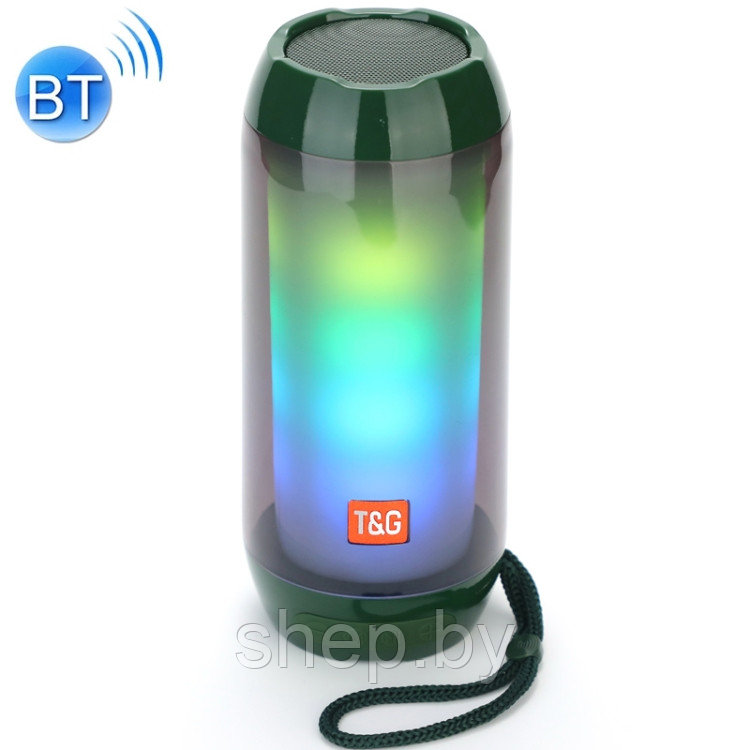 Беспроводная портативная колонка T&G TG-643 с Bluetooth Цвет : синий, черный, красный, голубой, серый,зеленый - фото 6 - id-p193925654