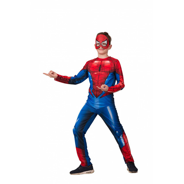 Карнавальный костюм Человек-паук Марвел (без мускулов) 5093 / Батик - фото 1 - id-p193926044