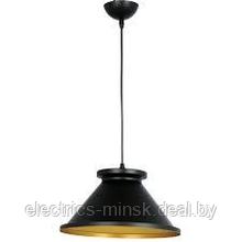 Подвесной светильник Imex под лампу E27, черный с золотом