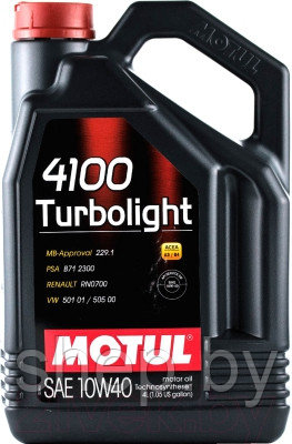 Моторное масло Motul 4100 Turbolight 10W40  4L