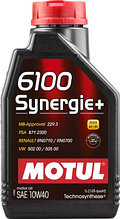 Моторное масло Motul 6100 Synergie+ 10W40  1L