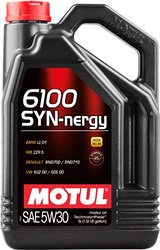 Моторное масло Motul 6100 SYN-NERGY 5W30  5L