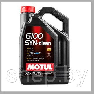 Моторное масло Motul 6100 Syn-clean 5W30 5L - фото 1 - id-p193927854