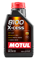 Моторное масло Motul 8100 X-cess 5W30  1L