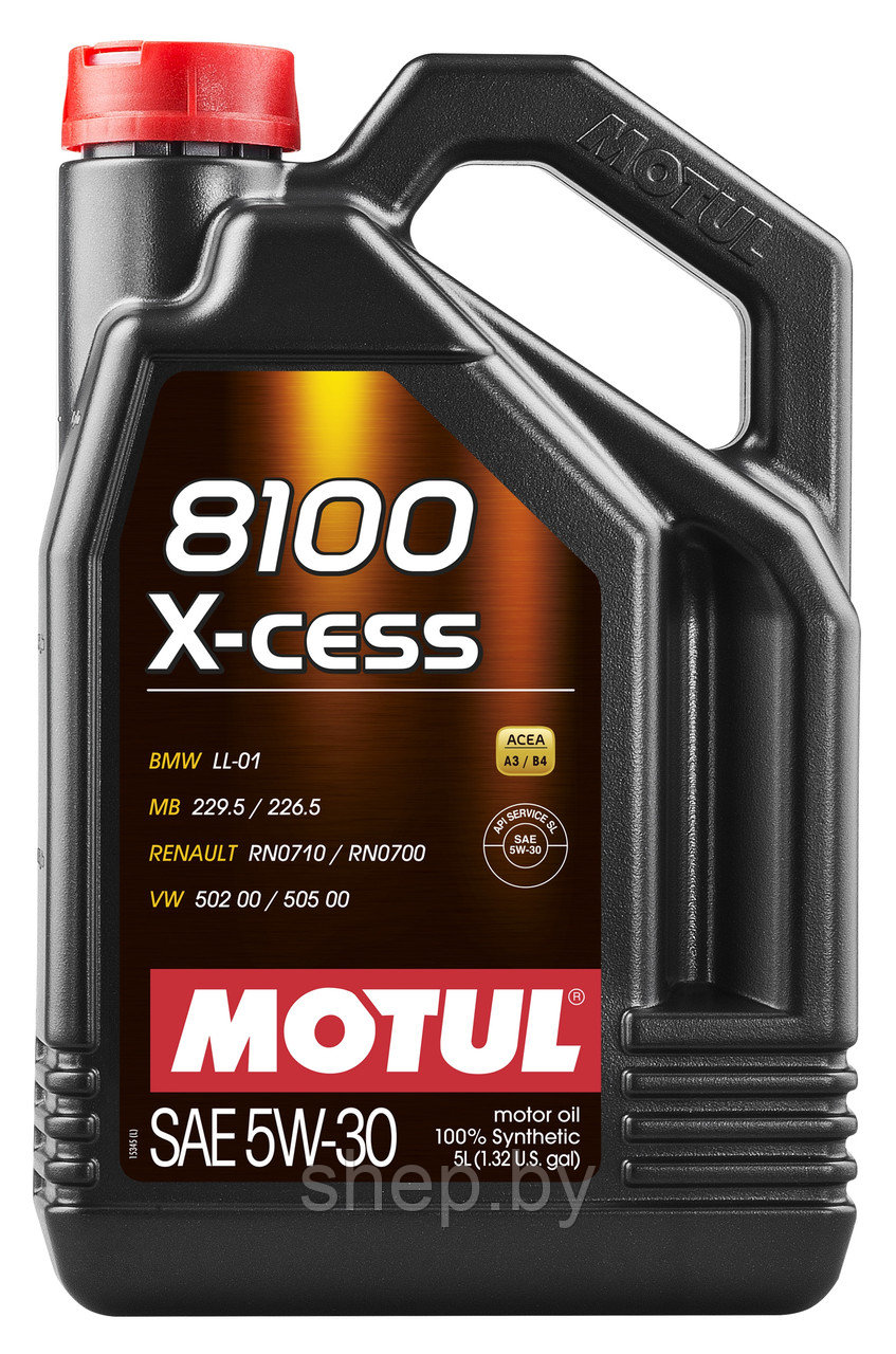 Моторное масло Motul 8100 X-cess 5W30 5L - фото 1 - id-p193928398