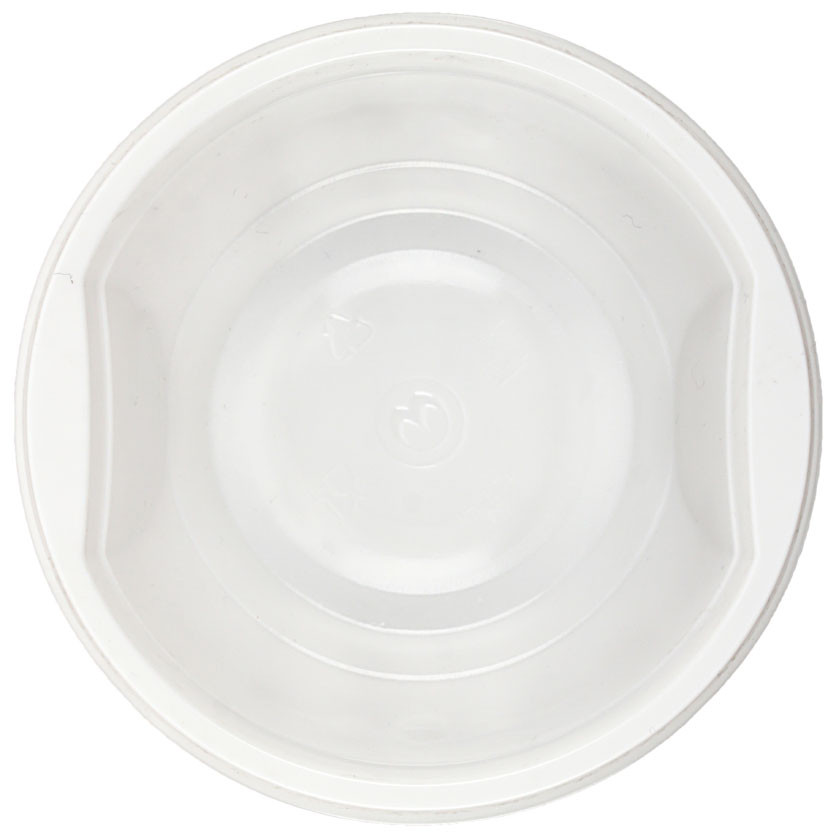 Тарелка одноразовая суповая «Мистерия» 0,475 л, диаметр 15 см, 50 шт., белая - фото 2 - id-p193677530