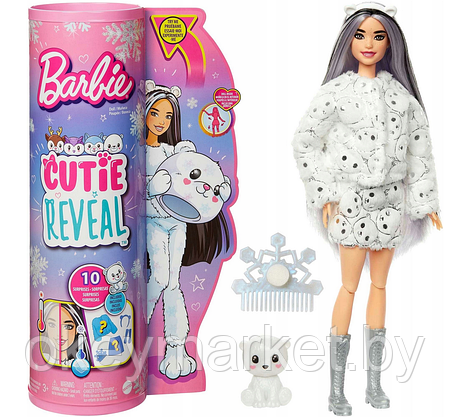 Кукла Barbie Cutie Reveal Белый мишка HJL64, фото 2