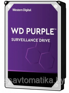 Western Digital HDD 10000 GB (10 TB) SATA-III Purple (WD102PURZ) - фото 1 - id-p193930260