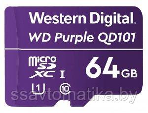 Western Digital MicroSDHC 64ГБ, Class 10 UHS 1 (WDD064G1P0C) - фото 1 - id-p193930266