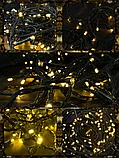 Новогодняя гирлянда светодиодная золотое свечение, 35 м 500 лампочек, фото 4
