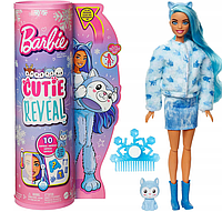 Кукла Barbie Cutie Reveal Хаски HJL63