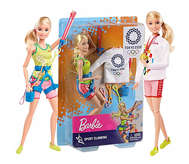 Кукла Barbie Олимпийская спортсменка Альпинистка GJL75