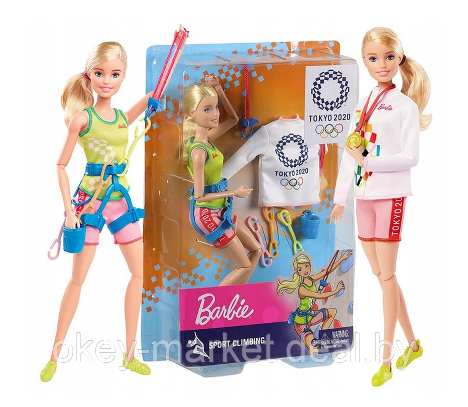 Кукла Barbie Олимпийская спортсменка Альпинистка GJL75 - фото 1 - id-p130941925