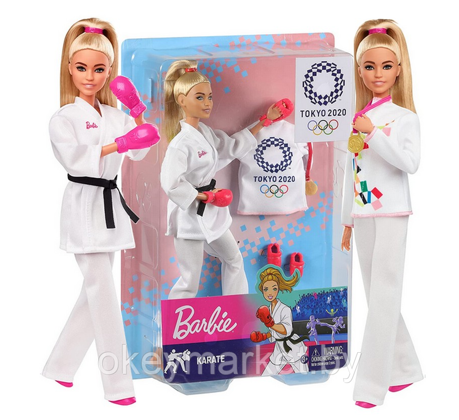 Кукла Barbie Олимпийская спортсменка Каратистка GJL74, фото 2