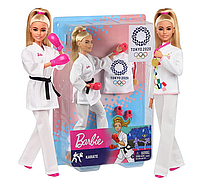 Кукла Barbie Олимпийская спортсменка Каратистка GJL74