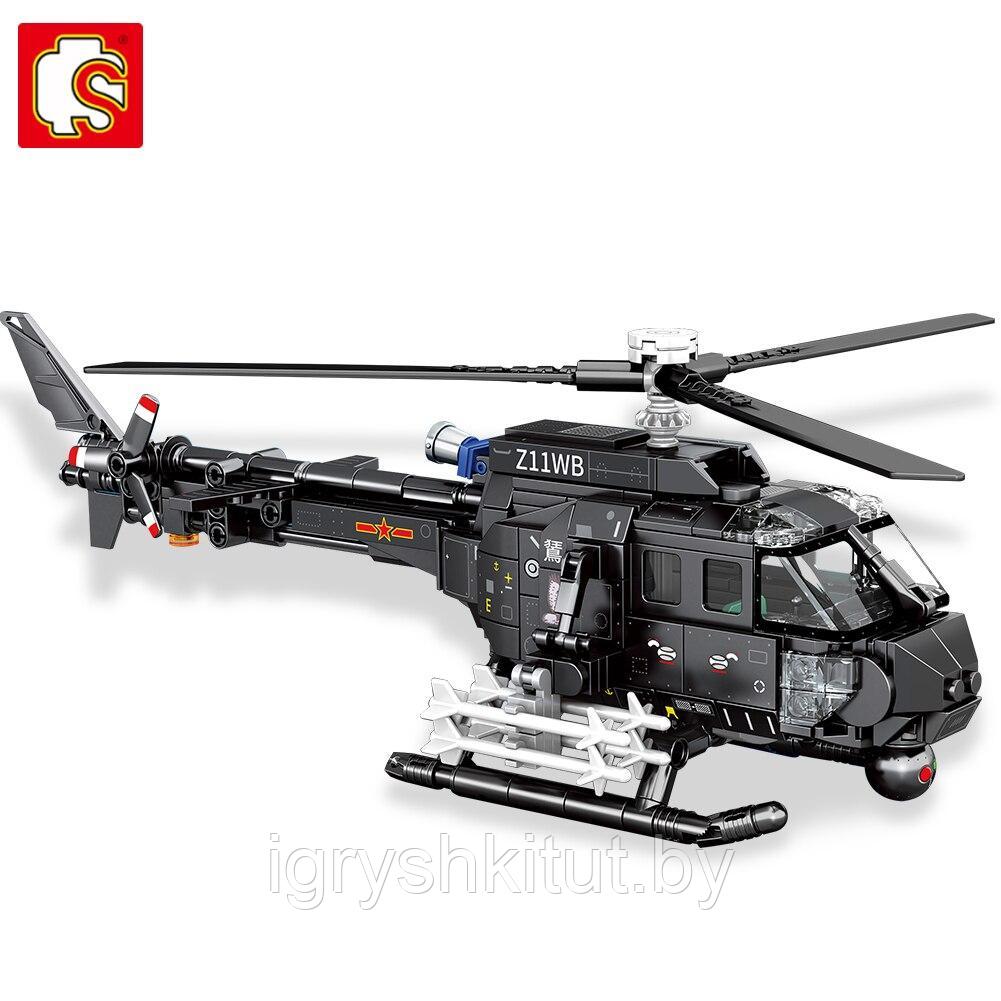Конструктор Sembo Block "Военный ударный вертолет" - фото 1 - id-p193930530