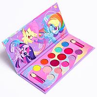 Набор косметики "Пинки Пай" My Little Pony, тени 10 цв по 1,3 гр, блеск 4 цв по 0,8гр