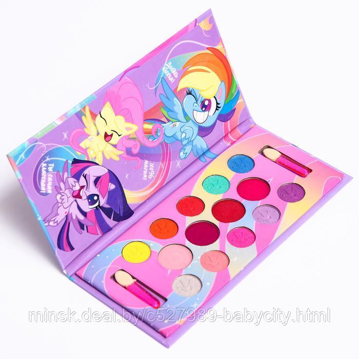 Набор косметики "Пинки Пай" My Little Pony, тени 10 цв по 1,3 гр, блеск 4 цв по 0,8гр - фото 1 - id-p193931194