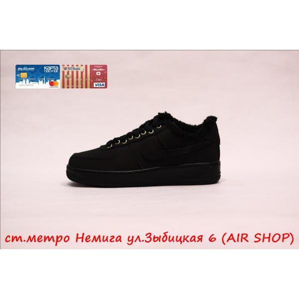 Nike Air Force Black\Gold Winter