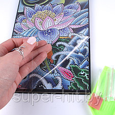 Блокнот алмазный (14,5 × 21 см) цвет ассорти, фото 2