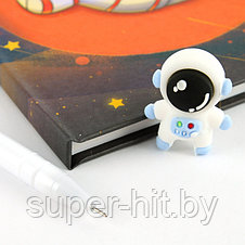 Блокнот  "Космос" с ручкой гелевой (20,5 × 21 см), фото 2