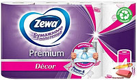 Полотенца бумажные Zewa Premium Decor, 4 рулона