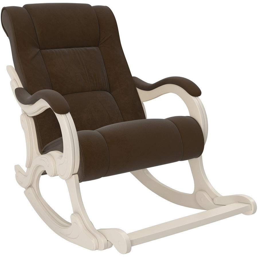 Кресло-качалка Модель 77 Лидер Verona Brown сливочный - фото 1 - id-p193935560
