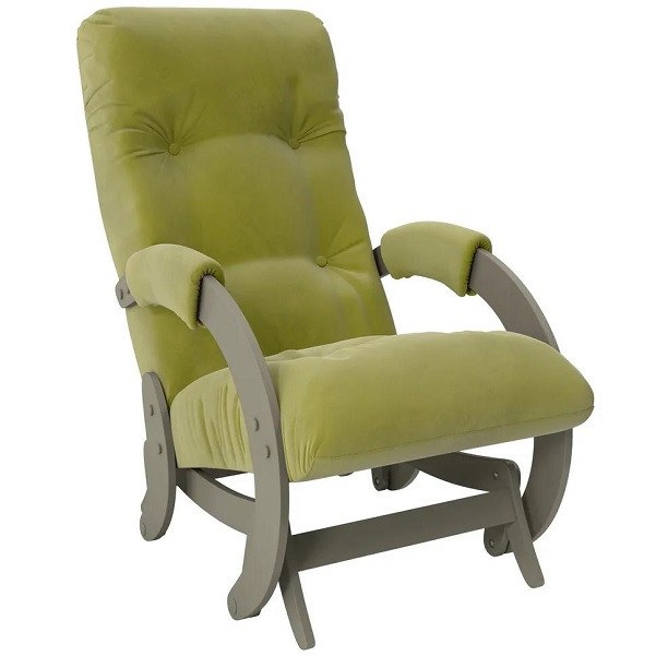Кресло-глайдер Модель 68 Verona Apple Green Серый ясень - фото 1 - id-p193935570