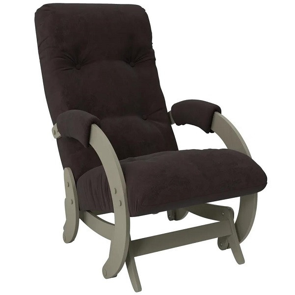 Кресло-глайдер Модель 68 Verona Wenge Серый ясень - фото 1 - id-p193935574