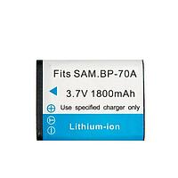 Аккумулятор BP-70A для фотоаппарата Samsung Digimax AQ, 3.7В, 1200мАч, Li-ion