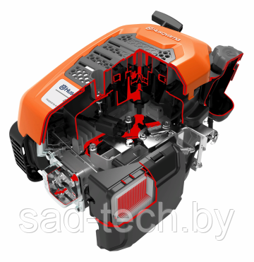 Двигатель Husqvarna HS166A 166см3 (D=25 L=80) - фото 1 - id-p193973353